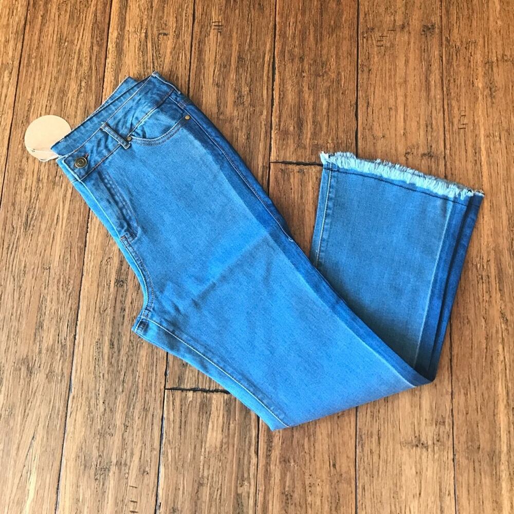 Wide Leg Jeans Cropped - Picture 7 of 9